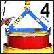 92 Series Drum Lifters for Plastic, Fiber or Steel Drum